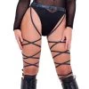 Roma Aura Holographic Garter Belt Leg Wraps