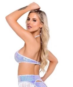 Roma New Lavender Sugar Nova Criss-Cross Top