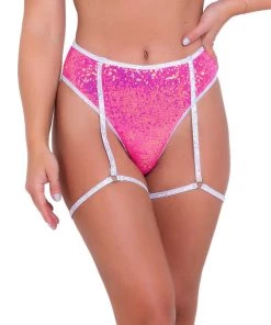 Roma Womens Pink Sugar Nova Garter Bottoms