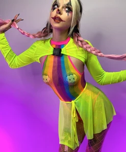 AE Sheer Long Sleeve Shrug With Buckle New