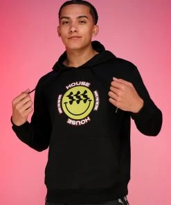 555stickers House Music For The Soul Smile Hoodie