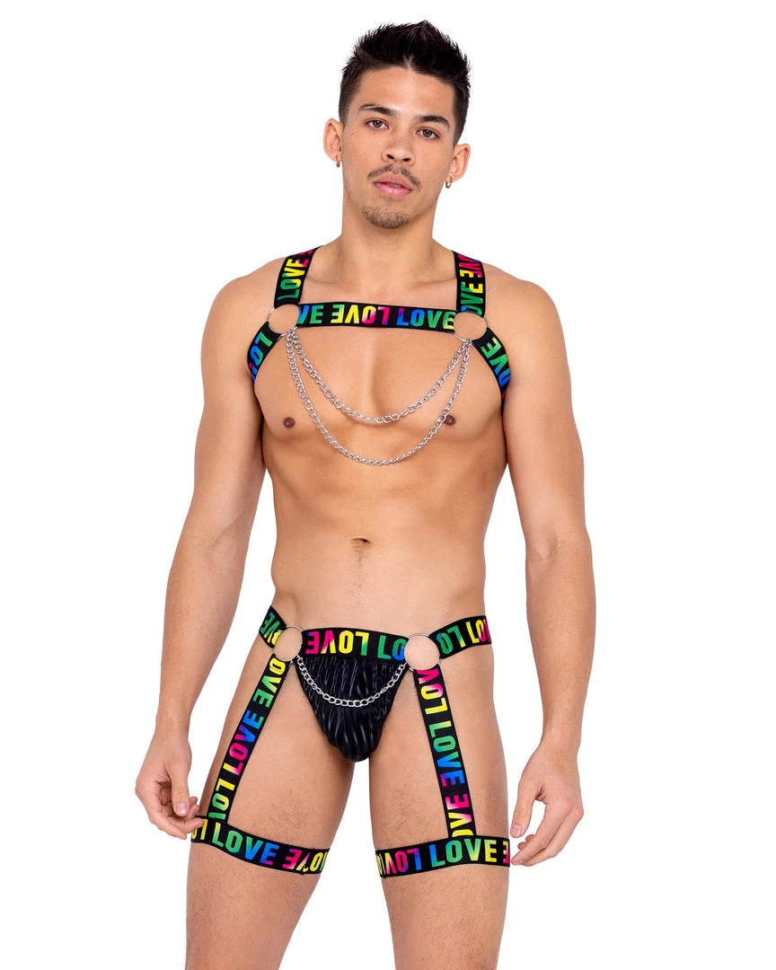 Roma Rainbow Love Chain Harness 3 Roma Rainbow Love Chain Harness