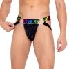 Roma Womens Rainbow Love Jockstrap