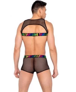 Roma Rainbow Love Fishnet Trunks Womens