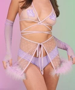 Bear Dance Lucky Star 2pc Sheer Set