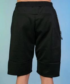 Phillip Marciano LLC Mens Black Slant Zipper Men's Shorts