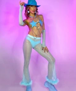 AE New Starry Night Harness Top With Chains