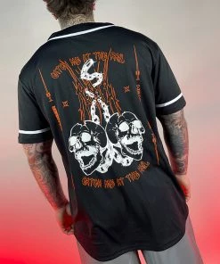 JARMOO Catch Me At The Rails Headbanger Black Jersey New