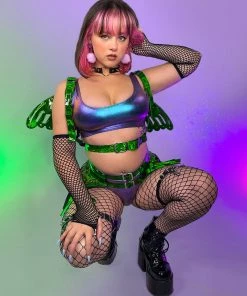 Daisy's Corsets Green Envy Fairy Wings