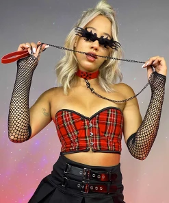 AE Lingerie Punk'd Out Choker & Leash 2pc Set 10 AE Lingerie Punk'd Out Choker & Leash 2pc Set