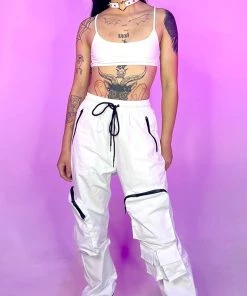 Hot And Delicious Emboldened Ivory 2pc Pants Set New