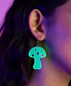 New Nomad Kandi Mushroom Earrings