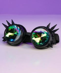 AE Spiky Kaleidoscope Steampunk Goggles