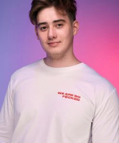 Space Yacht We Are So F*cked Long Sleeve Tee Womens