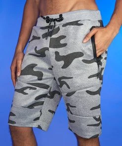 Phillip Marciano LLC Light Grey Camo Men's Shorts