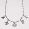 AE A-N-G-E-L Rhinestone Necklace Accessories