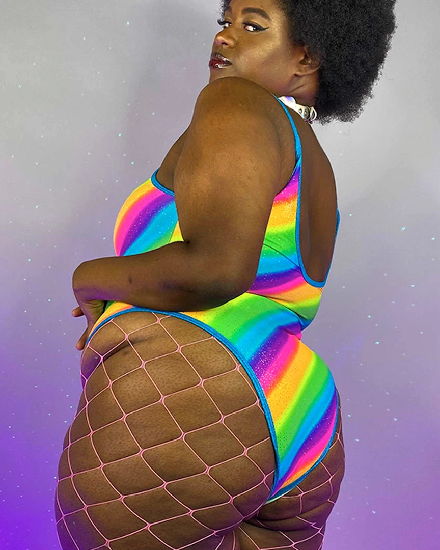 J. Valentine New Sparkle Rainbow Bodysuit 5 J. Valentine New Sparkle Rainbow Bodysuit