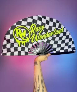 Rave Wonderland New Checker Limited Edition RW Oversized Fan