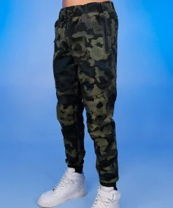 Phillip Marciano LLC Green/Black Camo Men's Joggers 4 Phillip Marciano LLC Green/Black Camo Men's Joggers