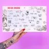 Neva Nude Fook Yu Soup Giant Temporary Tattoo Pack