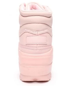 Berness Shoes Womens Baby Pink High Livin' Hi Top Sneakers