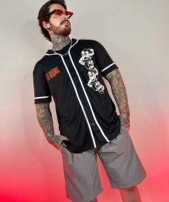 JARMOO Catch Me At The Rails Headbanger Black Jersey New