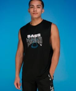 Jarmoo Womens Bass Wasteland Dystopia Muscle Tee