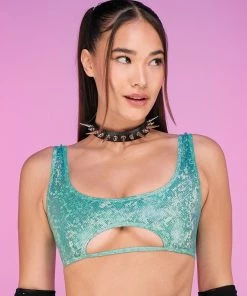 Roma Minty Aura Keyhole Top New