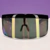 GloFX Galactic Invader Diffraction Visor – Rainbow Gradient