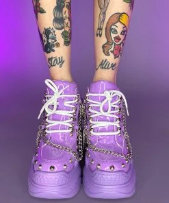 Realplay Corp Lavender Space Candy Chain Sneakers