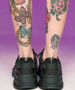 Berness Shoes Black Briella Chunky Sneakers