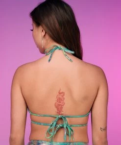 Roma New Ultramarine Keyhole Tie Top