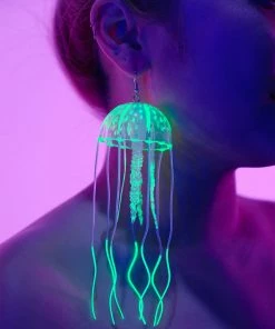 AE Neon Jellyfish Earrings