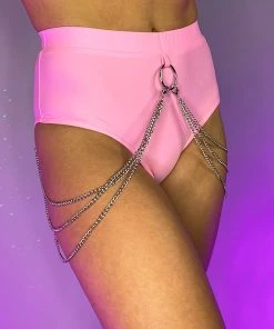 OhYes Fashion New Say A Prayer Cascading Chain High Waist Bottoms
