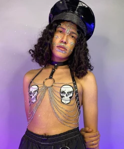 AE F U Pay Me O-Ring Leather Harness