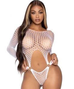 Leg Avenue All Out Fishnet Suspender Bodysuit 11 Leg Avenue All Out Fishnet Suspender Bodysuit