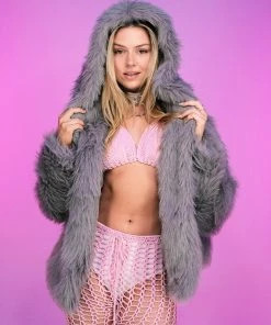 Fashion Go Lush Luv Long Faux Fur Jacket