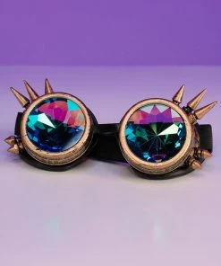AE Spiky Kaleidoscope Steampunk Goggles