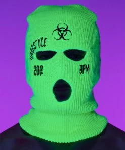 Jarmoo Biohazard Hardstyle Green Ski Mask