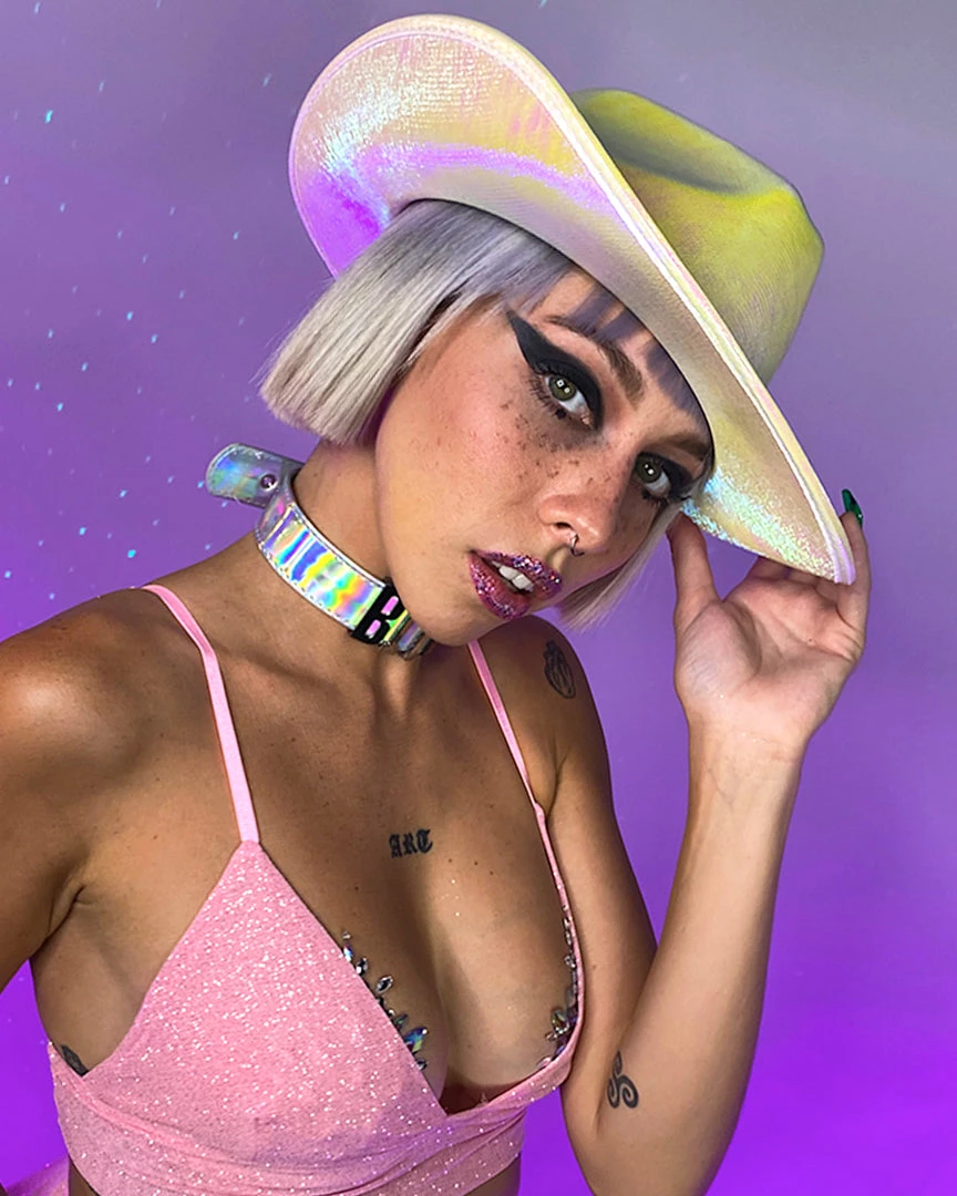 AE Gunslinger Iridescent Cowboy Hat 9 AE Gunslinger Iridescent Cowboy Hat