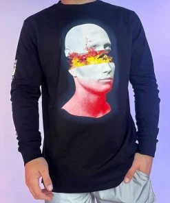 Womens Space Yacht Friendly Fire Long Sleeve Tee