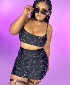 Hot And Delicious Lovestruck Black 2pc Set