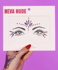 Neva Nude Star Craft Crystal Face Jewel