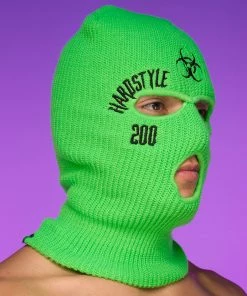 Jarmoo Biohazard Hardstyle Green Ski Mask