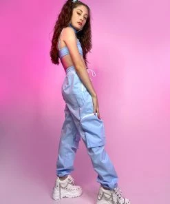 Hot And Delicious Emboldened Blue 2pc Pants Set