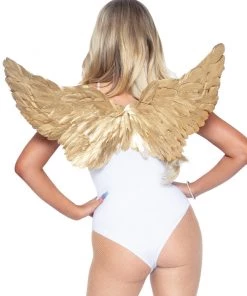 Leg Avenue Golden Angel Wings Womens