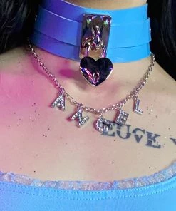 AE A-N-G-E-L Rhinestone Necklace Accessories