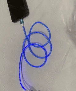 AE LED Charging Cable For IPhone & Android