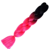AE Womens Ombre Black/Neon Pink Braiding Hair Extensions