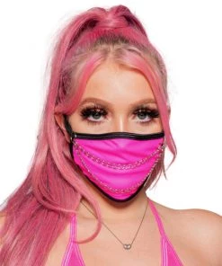 Bodyzone Neon Pink Chain Me Up Face Mask